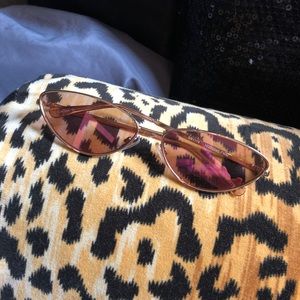 Metallic Pink And Rose Gold Sunglasses!